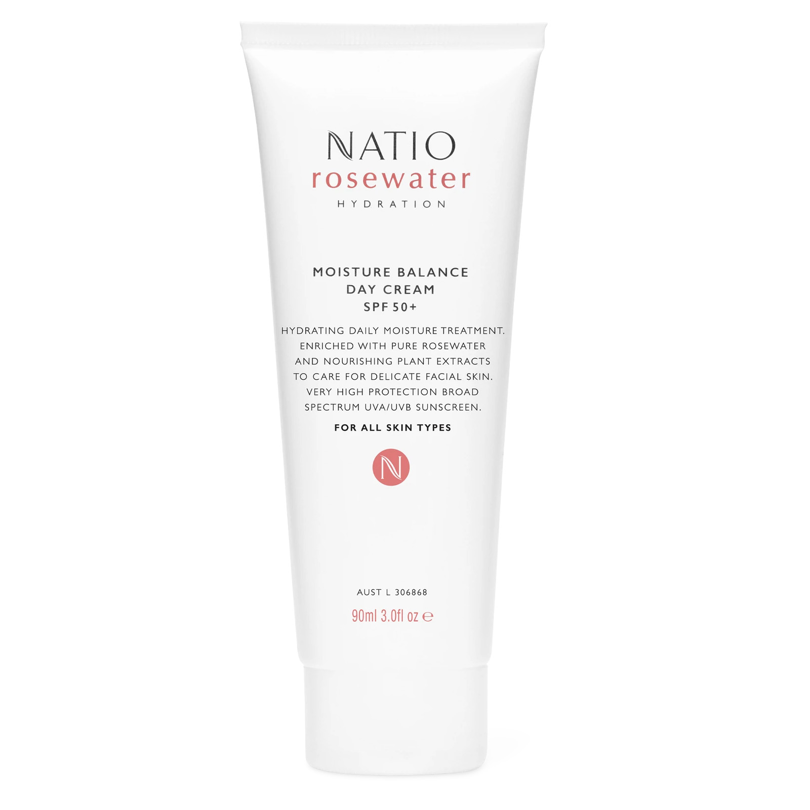 natio rosewater spf 50 review