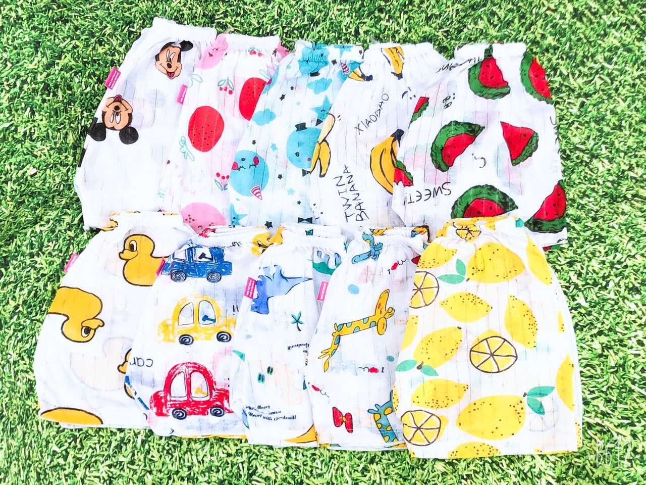 Quần Đùi Chục thông hơi cho bé SIZE 3-13KG