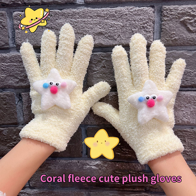 %E3%80%90HOT%20SALE%E3%80%91%201Pair%20Cartoon%20Star%20Eye%20Five%20Finger%20Gloves%20For%20Women%20Girls%20Autumn%20Winter%20Warm%20Gloves%20Cute%20Fashion%20Student%20Gloves%20Birthday%20Gifts%20Bayline%20-%20Image%202