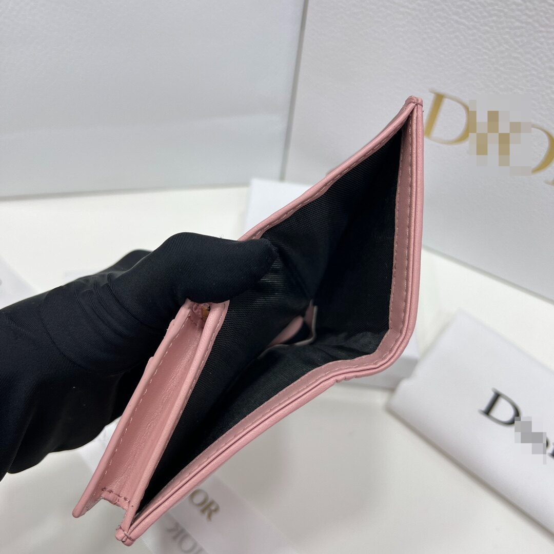 （High end bags）2023D new women's wallet leather short wallet zero wallet Box packaging
