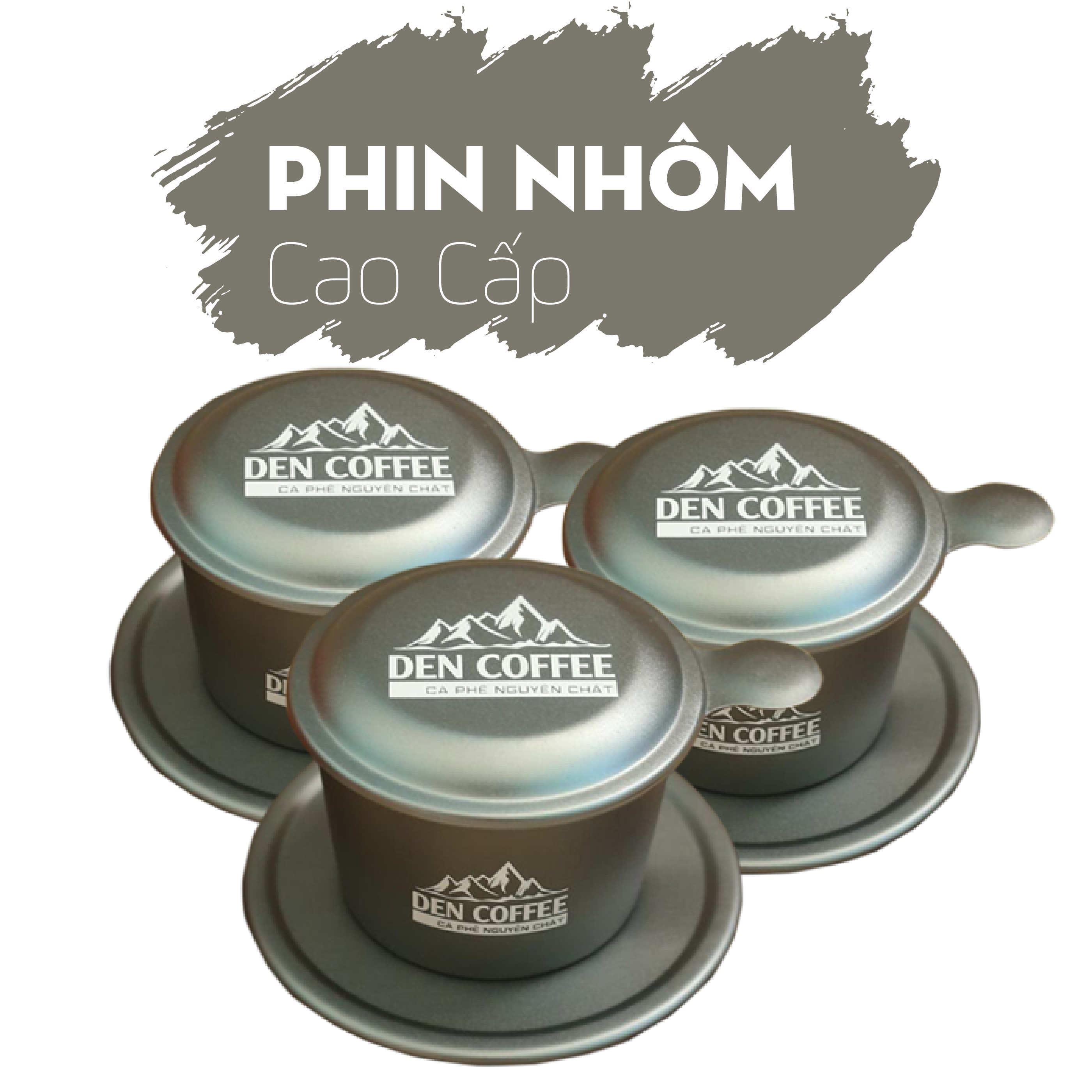 Phin pha Cà Phê ,phin Nhôm cao cấp màu bạc