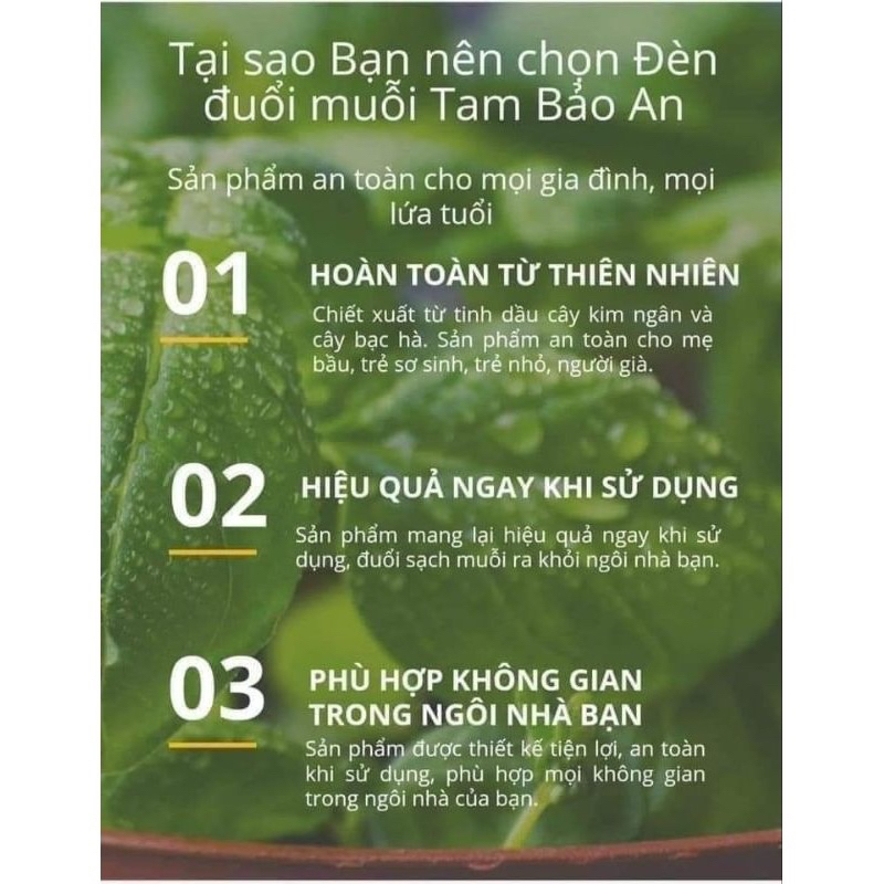 Tinh dầu đuổi muỗi TAM BẢO AN