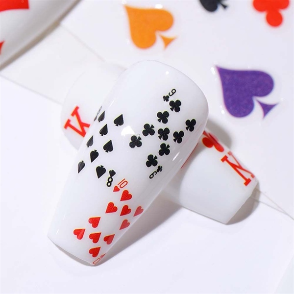 Stickers bài JO-1083 dán móng trang trí móng (Miếng)