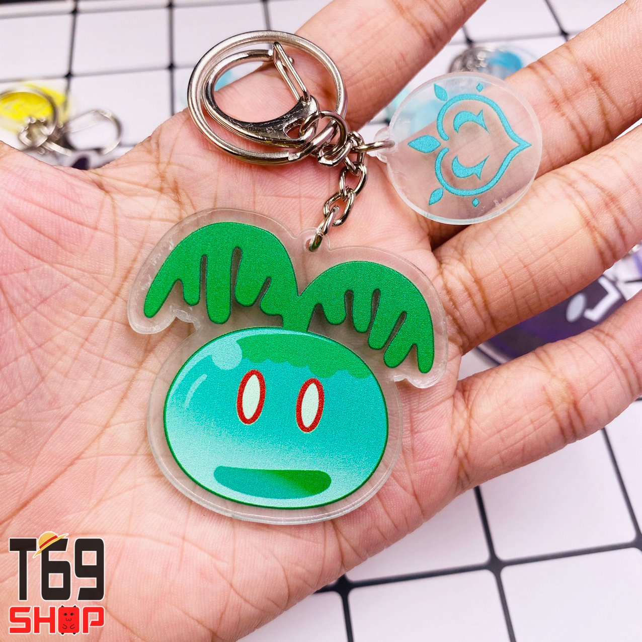 Móc khóa mica game Genshin Impact - Slime [T69 Shop]