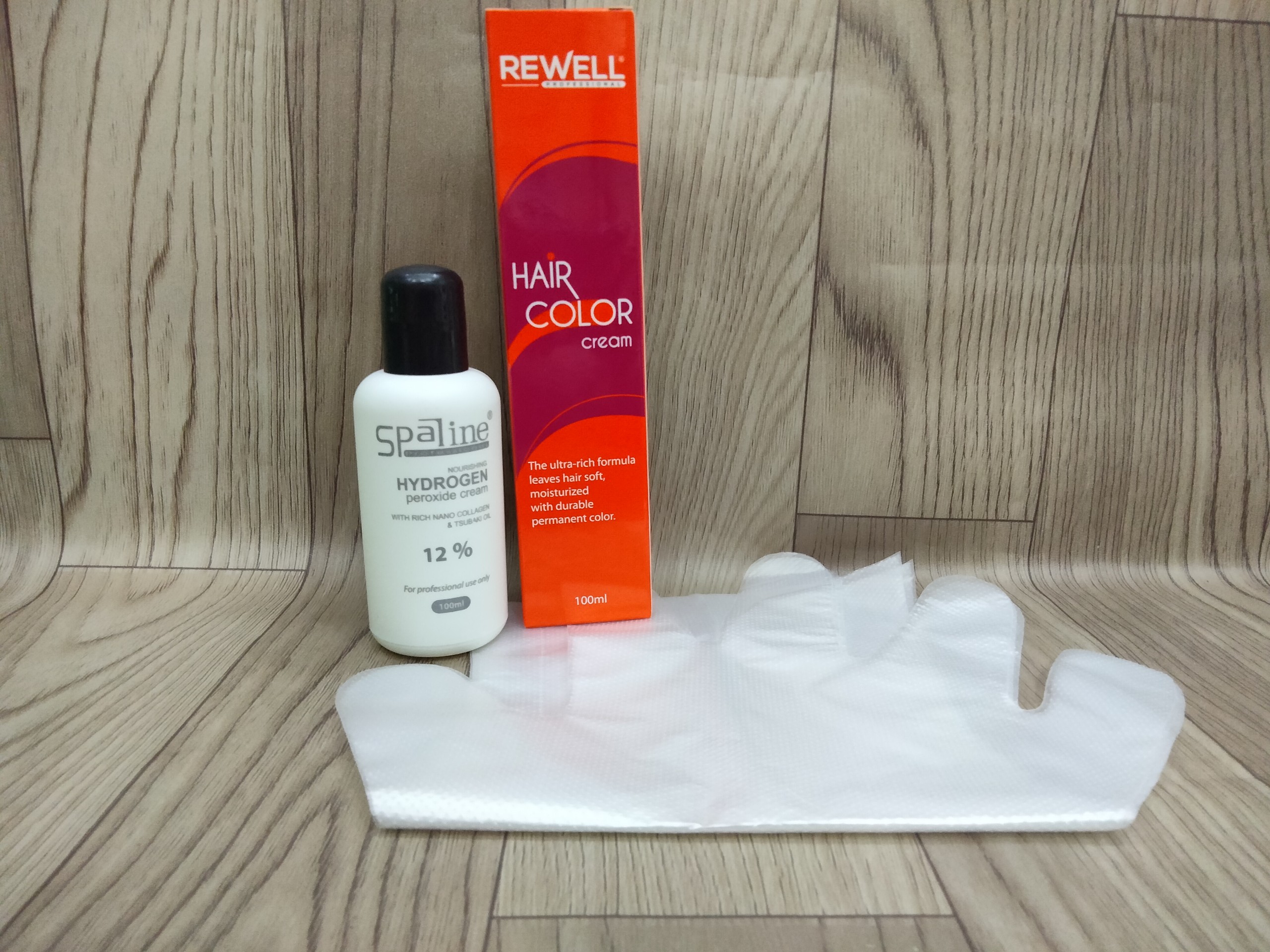 Combo Nhuộm Rewell có 100ml Oxy & bao tay