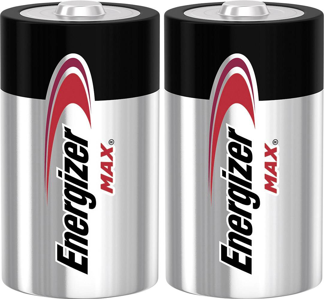 Energizer Alkaline Max Large Size D Batteries, Pack of 2 1.5V Batteries (Genuine Imported)
