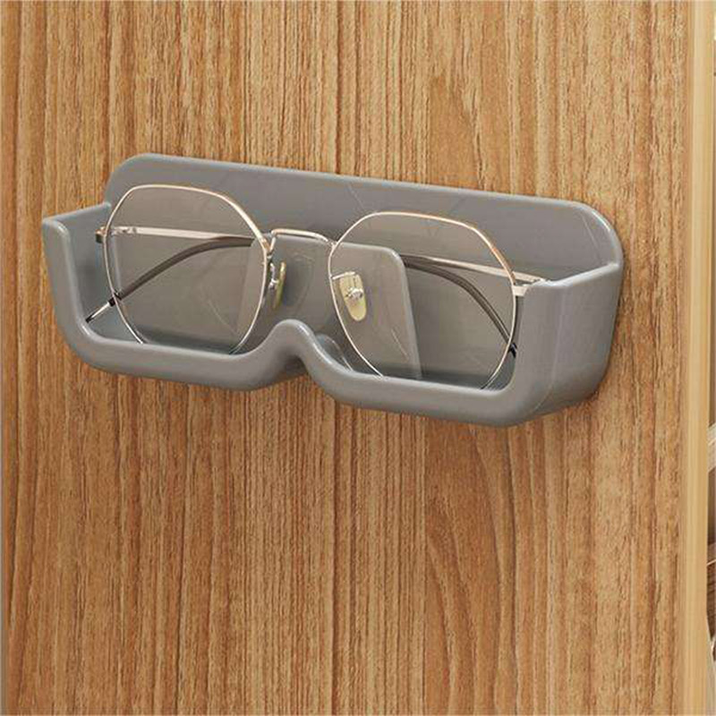 Glasses storage rack wall mounted non perforated decoration for placing myopia sunglasses wall display sunglasses storage rack storage box save space