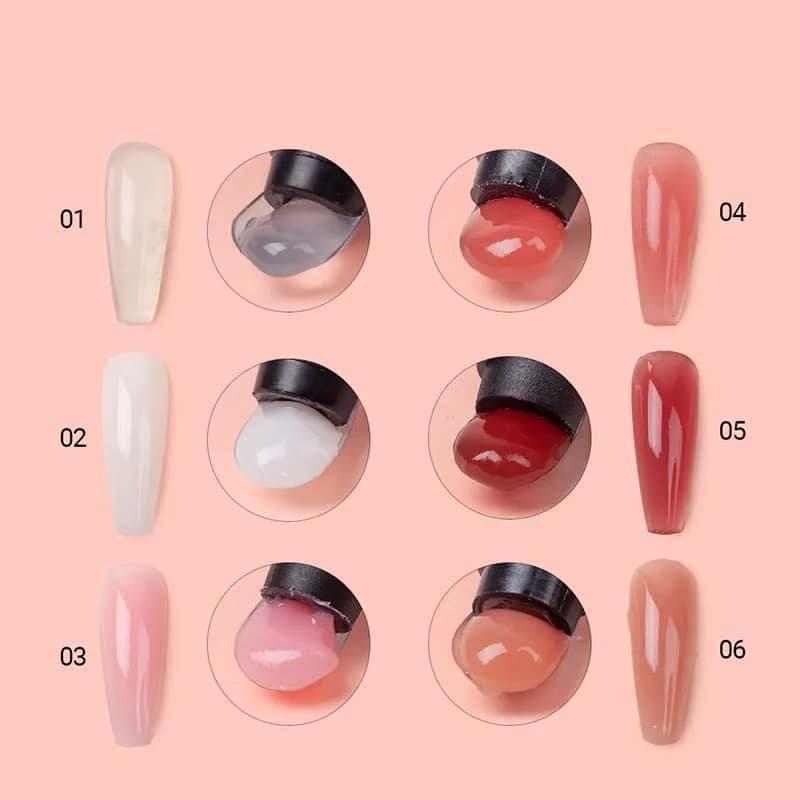 Gel gôm đắp nối móng úp B281 tuýp 30ml