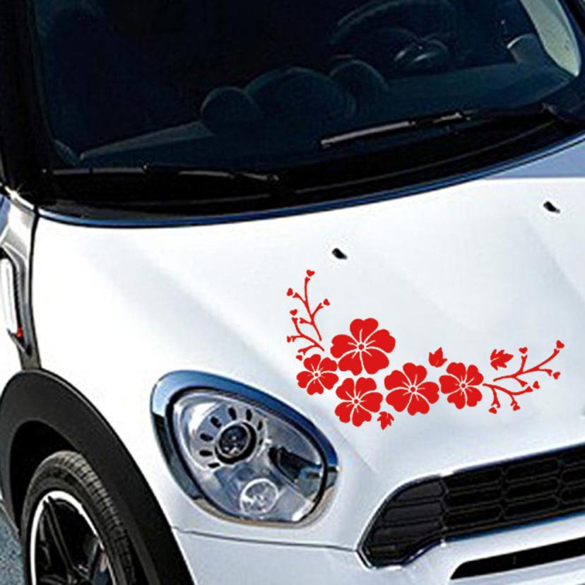 【Exclusive Offer】Car Decal Delicate Flying Flower Auto Pattern Truck Hood Side Sticker Nov 7. 