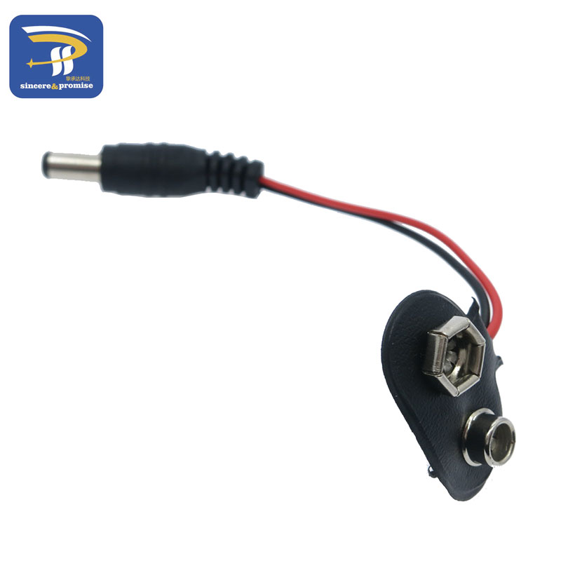 【ajwj】Experimental 9V battery snap power cable DC clip male line battery adapter for arduino uno r3 mega2560. 
