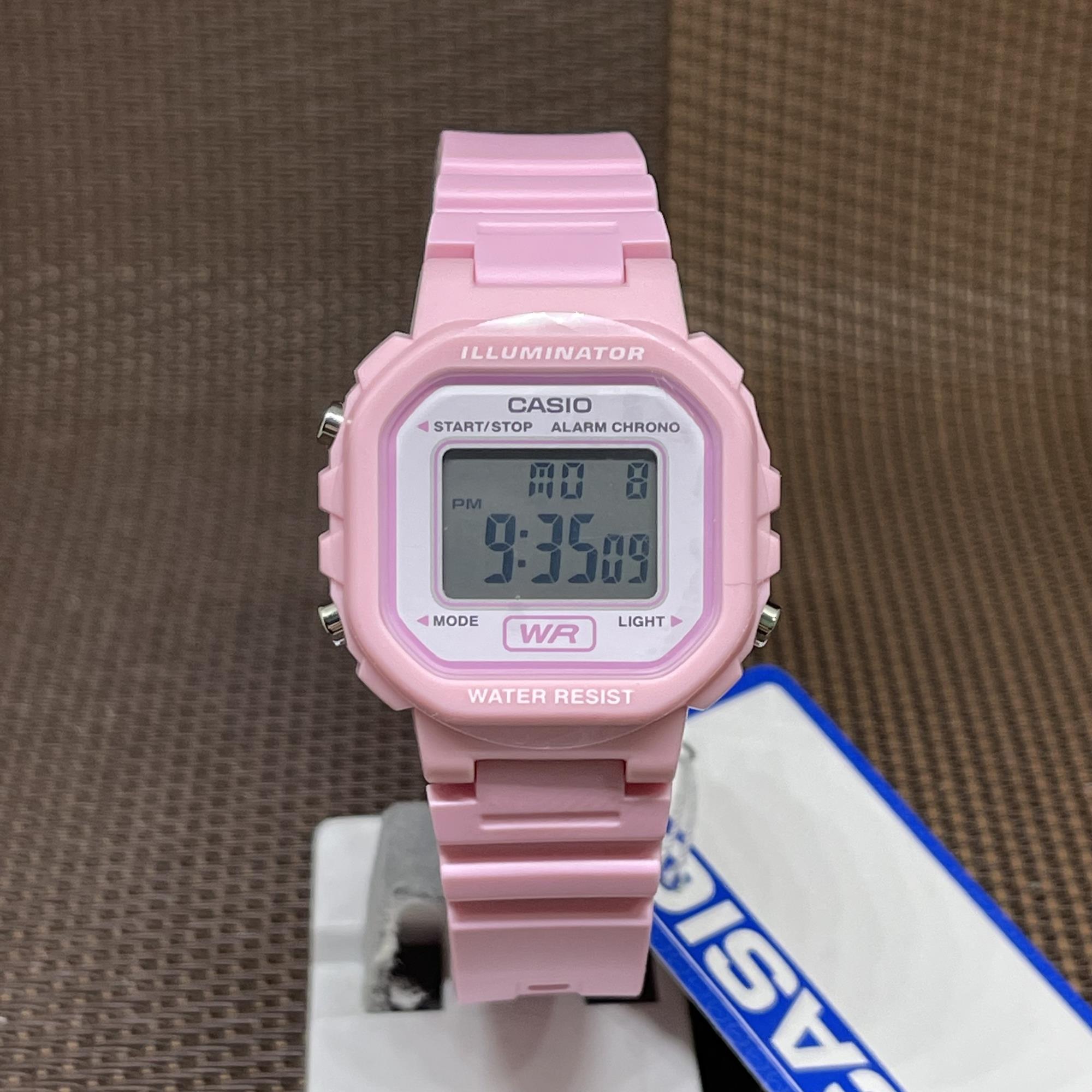 [TimeYourTime] Casio LA-20WH-4A1 Pink Resin Digital Alarm Light ...