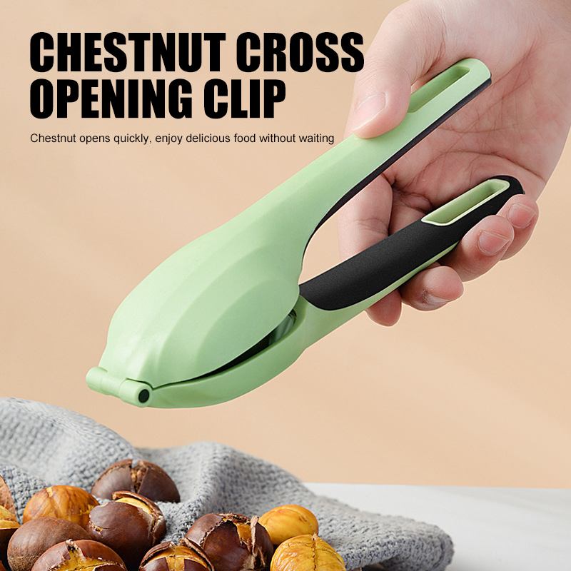 Chestnut Opener,Nutcracker Chestnut Clip,Chestnut Cutter Tool Opener,Nut Cracker Sheller Walnut Pliers,Nut Opener Nut Knife,Kitchen Tools,Kitchen Tools Dried Fruit Opener