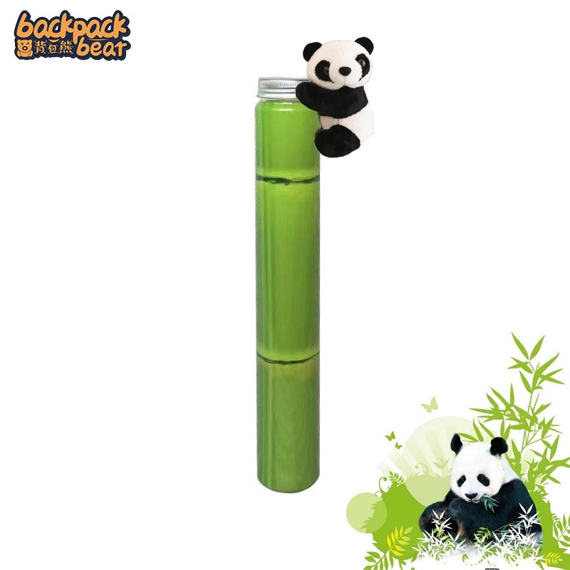 Backpack Bear Bình nước Combo bình nước ống tre gấu trúc panda (bình+panda)