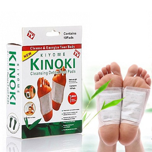 Miếng dán chân khử độc tố KInoki Nhật Bản (combo 100 miếng)