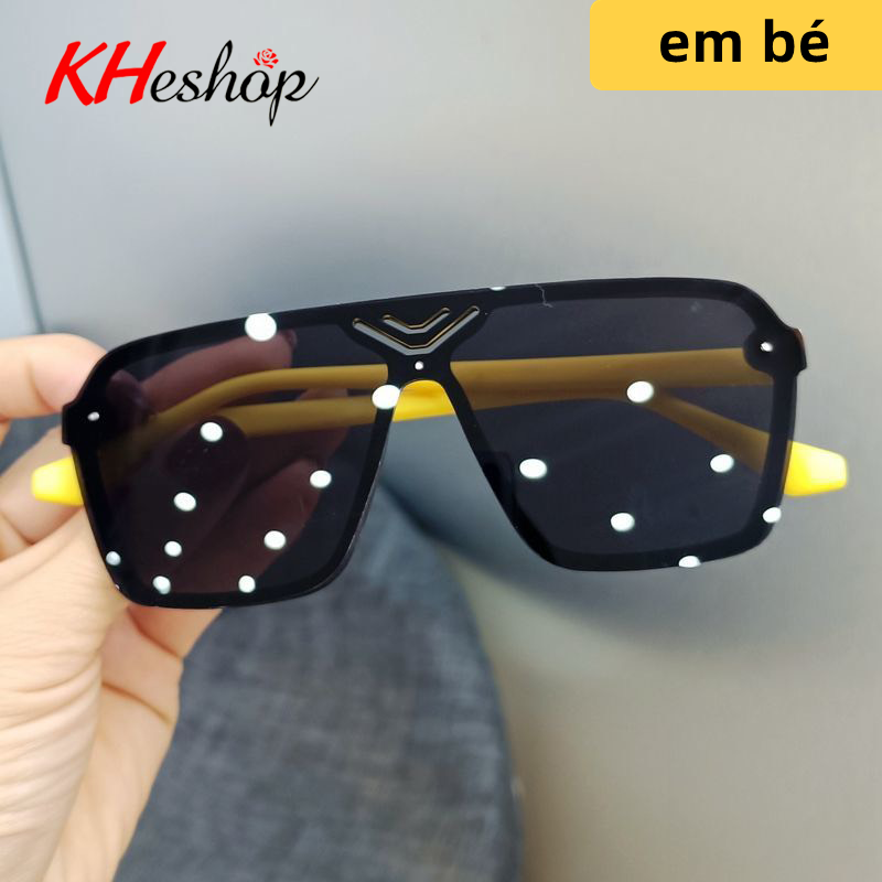 mắt kính thời trang cho bé 2-9 tuổi, gọng titan , chống tia UV400, kính râm cho bé mã Y1562 - kheshop