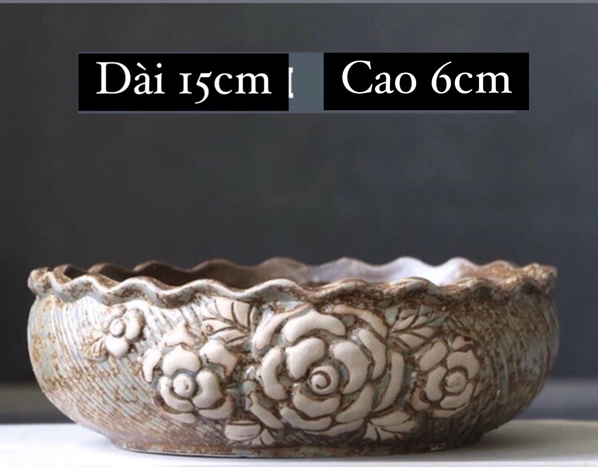 bình gốm cắm hoa trang trí