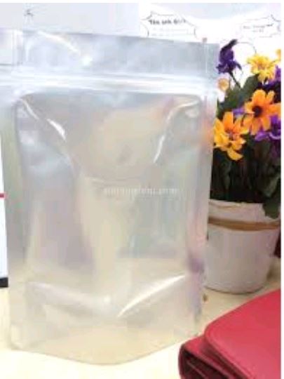 [HCM]1kg túi zip bạc kích thước 15x22 (đựng được 100-250g khô gà)