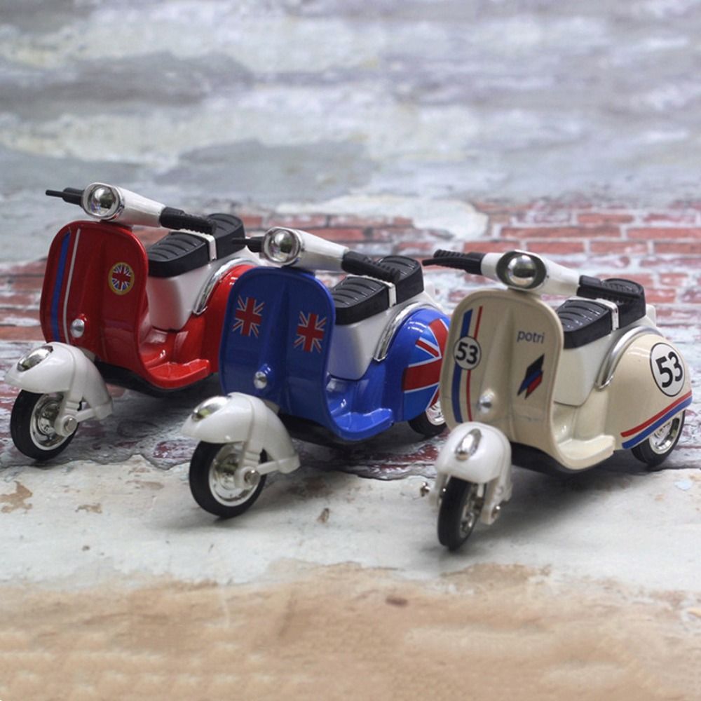 Portable Pull-back Motorcycle Model Miniature Diecast Mini Motorcycle ...