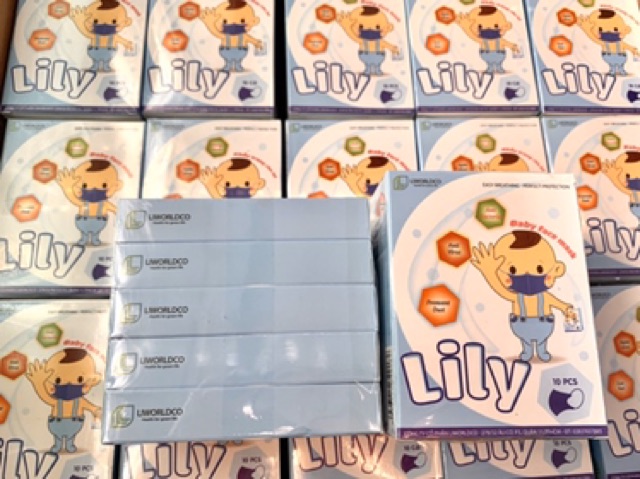 Khẩu trang lily cho bé 10 cái/ hộp