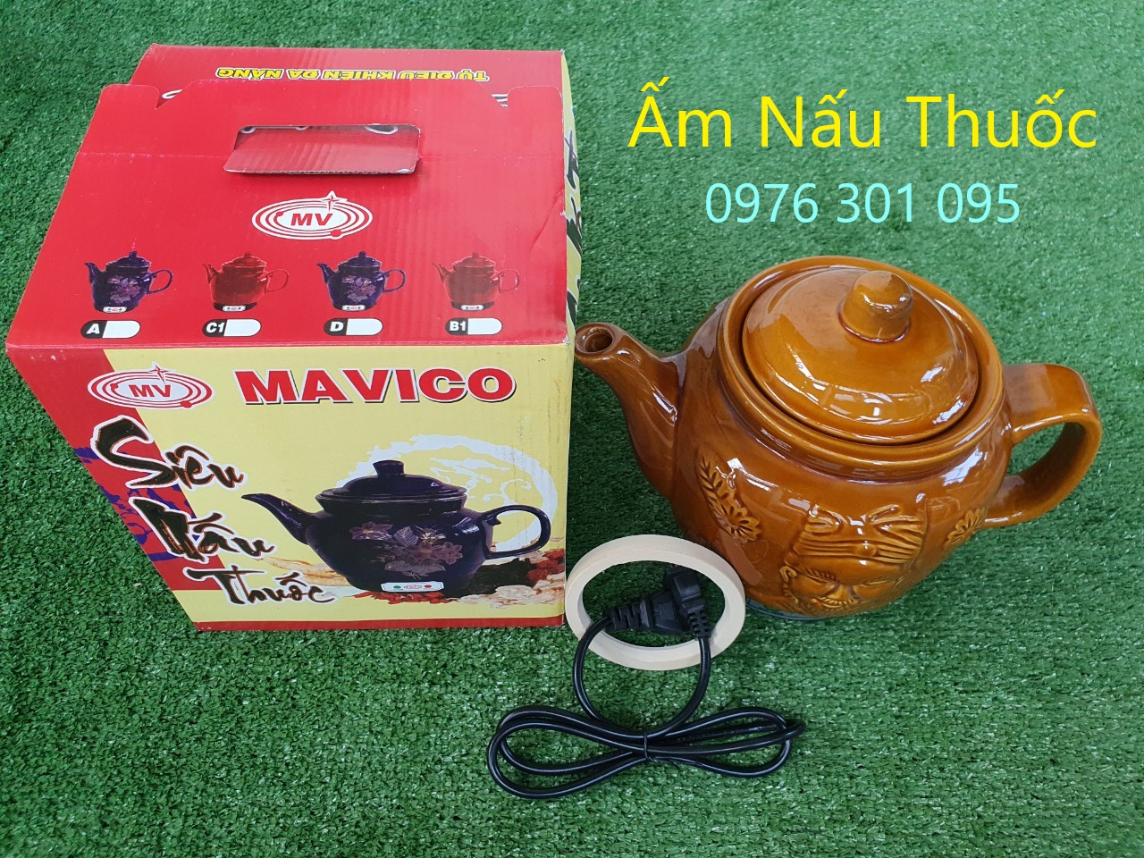 [MAVICO] SIÊU NẤU THUOC - ẤM NẤU THUOC BẮC 3L