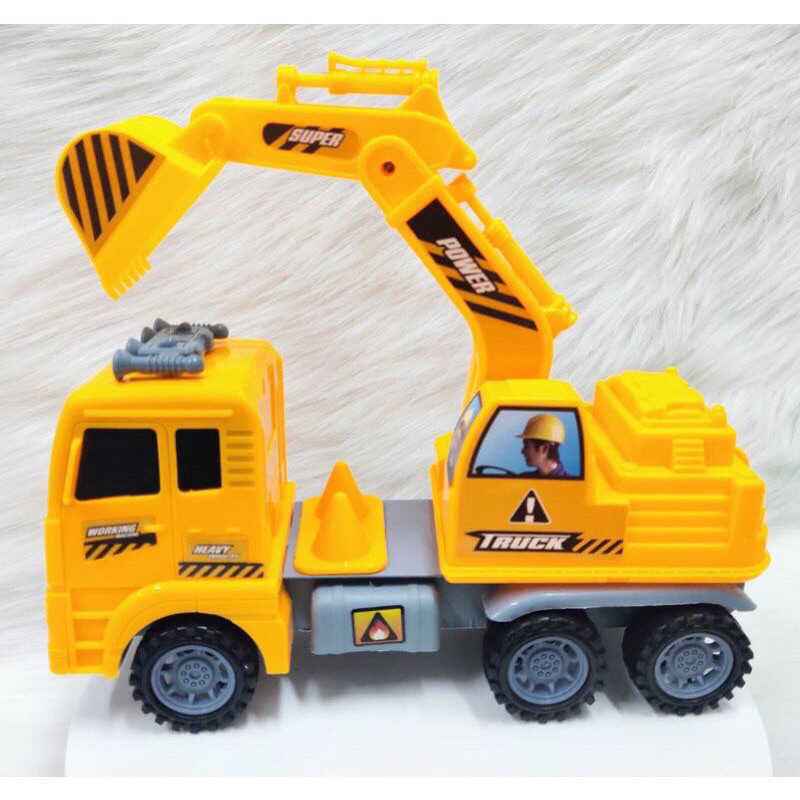 đồ chơi trẻ em xe cẩu, máy xúc