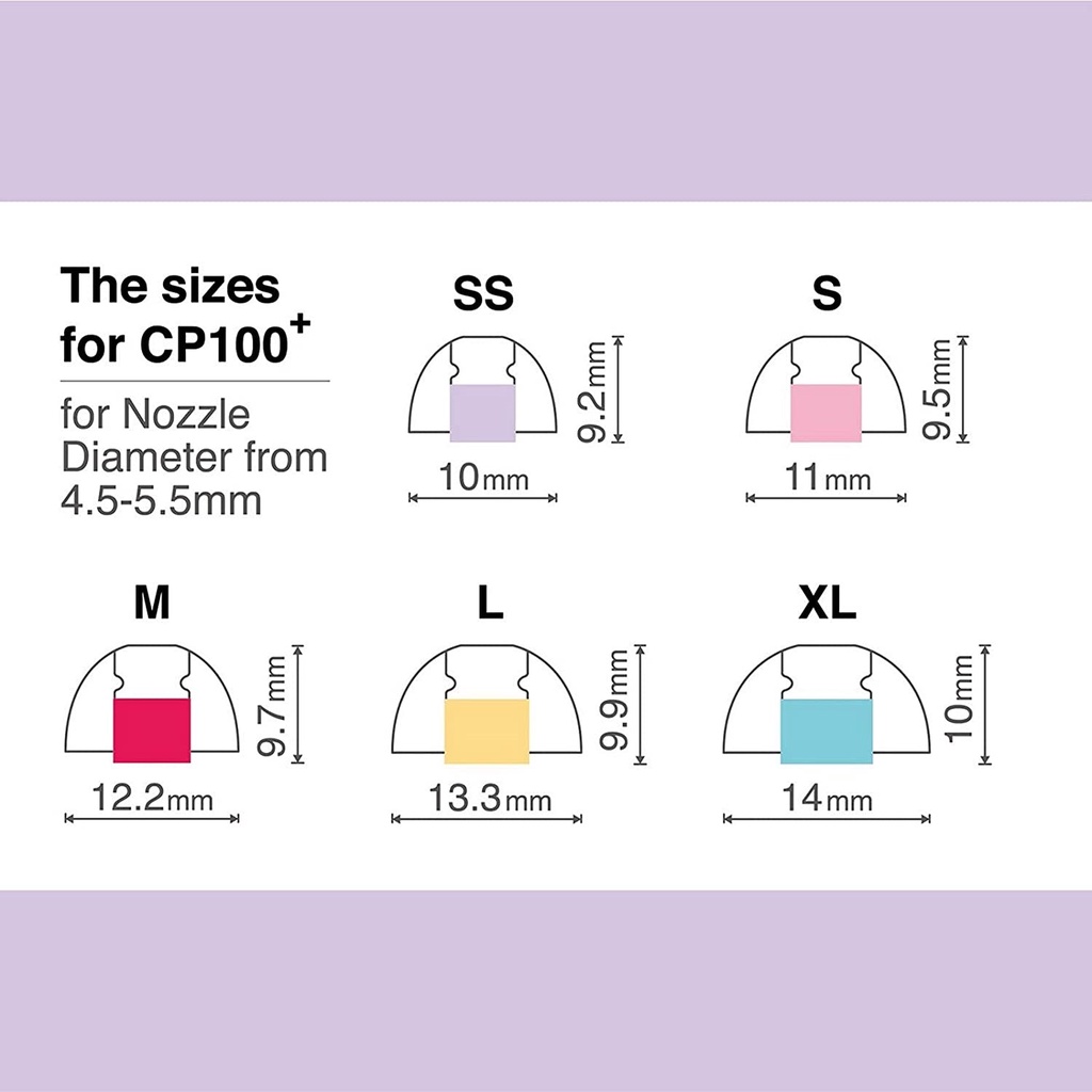 [NC] Eartip SPINFIT CP100 PLUS | Eartips Chính Hãng | Núm Tai Nghe