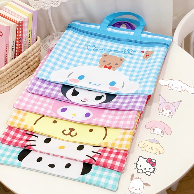 Lớn túi đôi không thấm nước tập tin Túi Cầm Tay, A4 Kích thước có thể gập lại tài liệu lưu trữ cho Câu Đố dự án/Cross Stitch/du lịch/trường/văn phòng