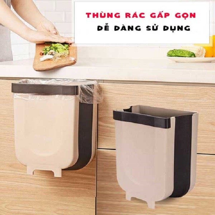 Thùng Rác Thông Minh Gấp Gọn