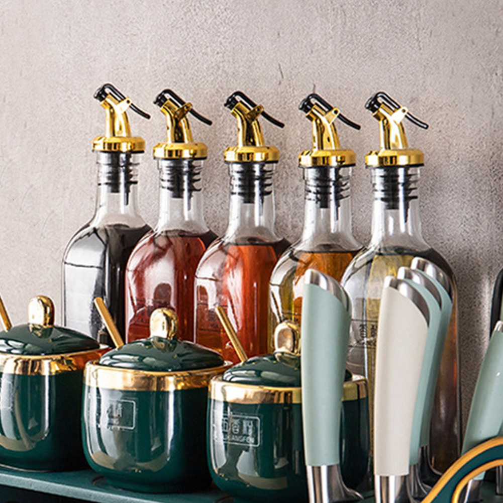 1-10pcs Creative Leak Proof Soy Sauce Spout Red Dispenser Anti-Drip Bottle Sper Vinegar Bottle Sper. 