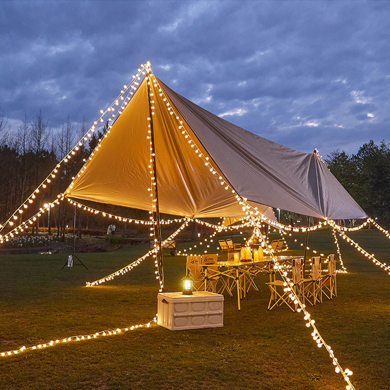 SADA led solar string lights camping tent flashing lights outdoor decorative string lights waterproof night market stall atmosphere lights