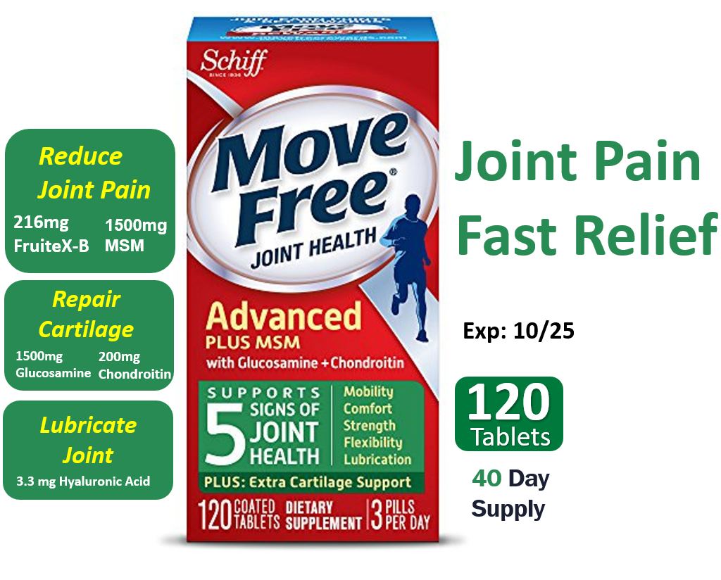 [Authorized] Schiff Move Free Joint Health Advanced Glucosamine