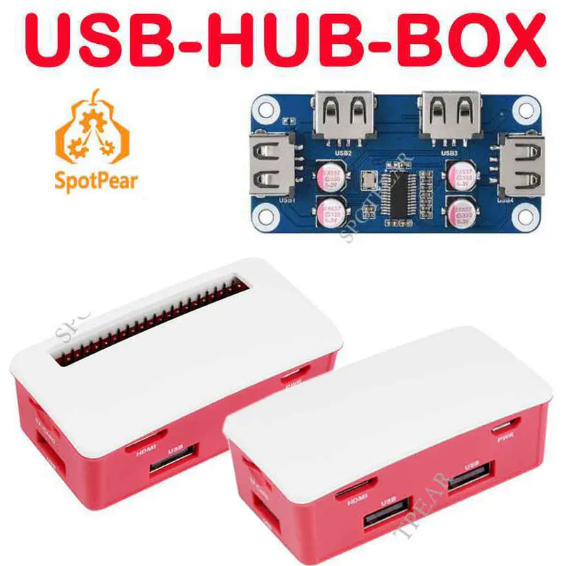 Raspberry Pi Zero Series USB Hub Hat (B) USB Hub hộp 4x USB 2.0 cổng
