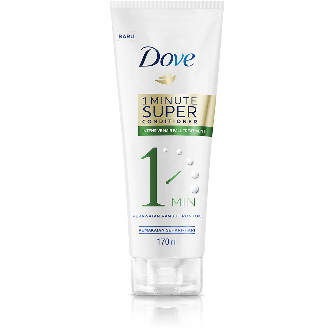 DOVE 1-Minuten-Intensivpflege „Lang & Glänzend“ – Mit Biotin, Für Geschädigtes Langes Haar, 170 Ml