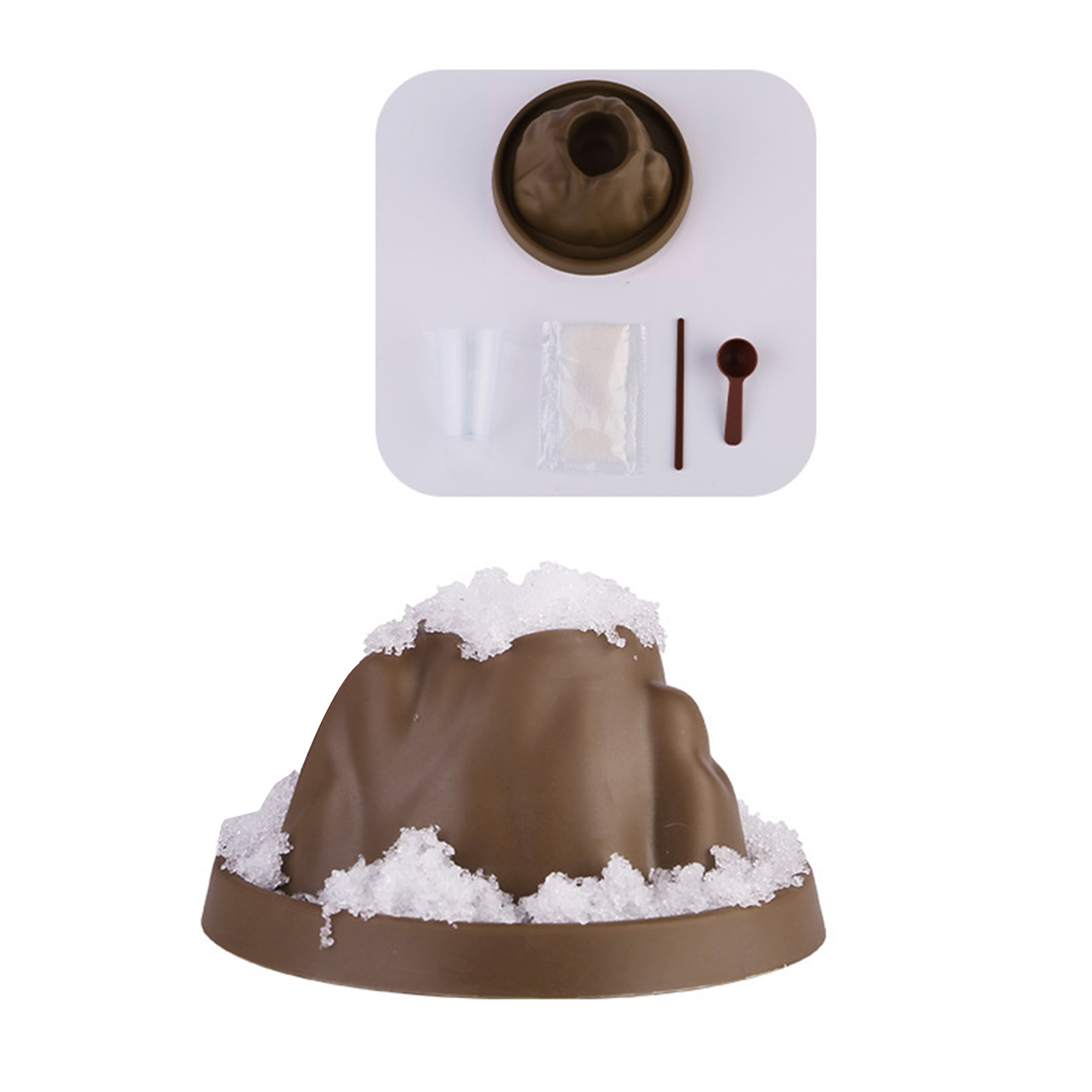 Volcano Eruption Experiment Kit Experiment Kit for Kids Fun Volcano Science Kit for Kids Learn Chemistry Geology Earth Science with Diy Experiments Enhance Observation Critical Thinking Skills