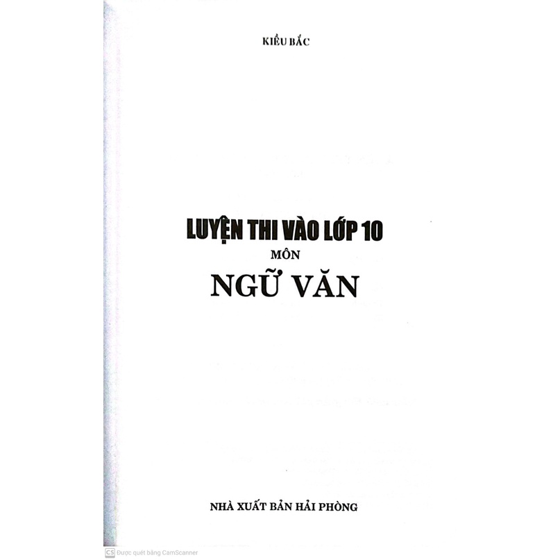Luyện thi vào lớp 10 môn ngữ văn ( HA )