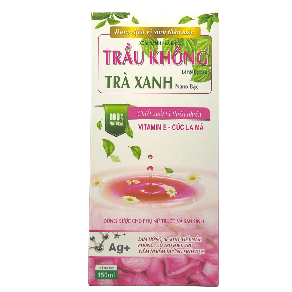 Dung dịch vệ sinh thảo mộc trầu không trà xanh-150ml