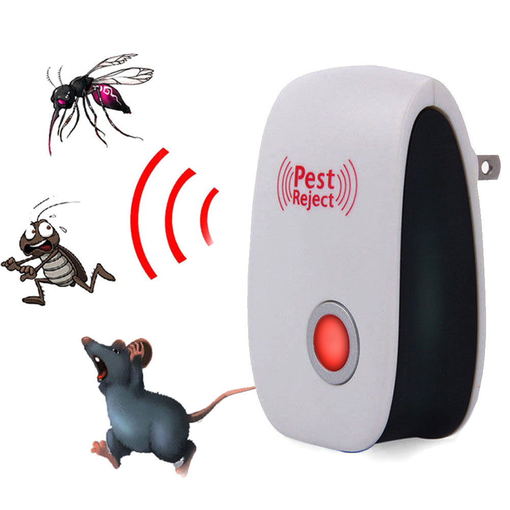 Calistouk 4 Loại Đèn Diệt Muỗi Điện Tử Siêu Âm Dịch Hại Từ Chối Bug Muỗi Gián