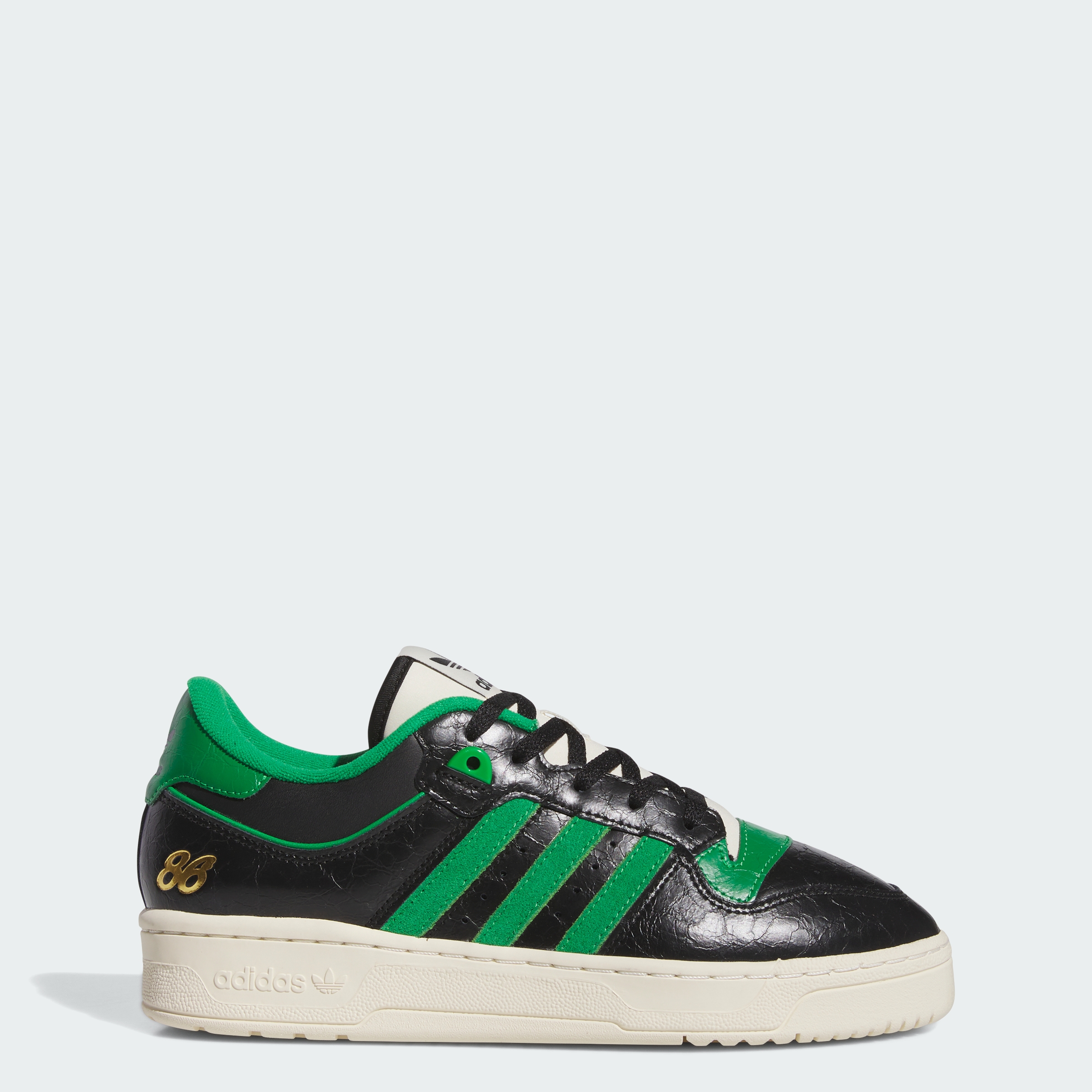 Adidas bóng rổ giày rivalry 86 low nam đen ie7160