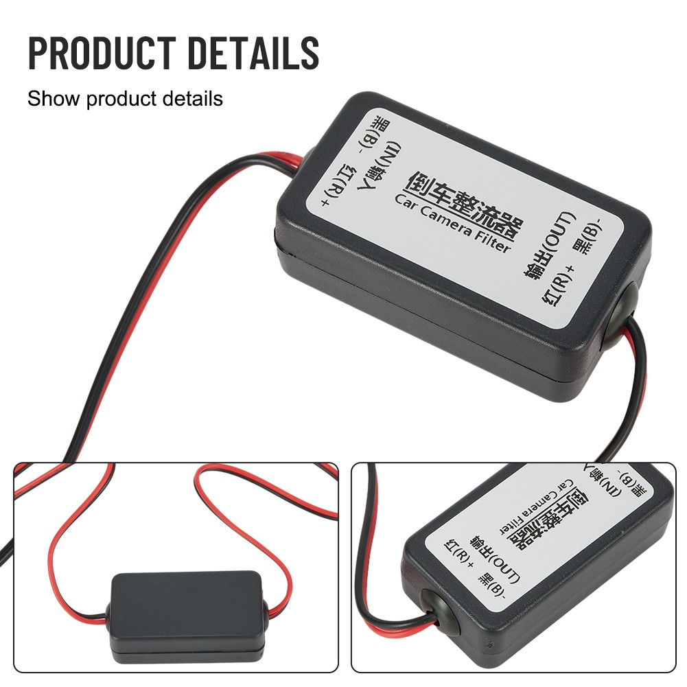 MileAuto Eliminate Interference with For Car Camera Relay Filter for Accurate Video Fast Delivery
