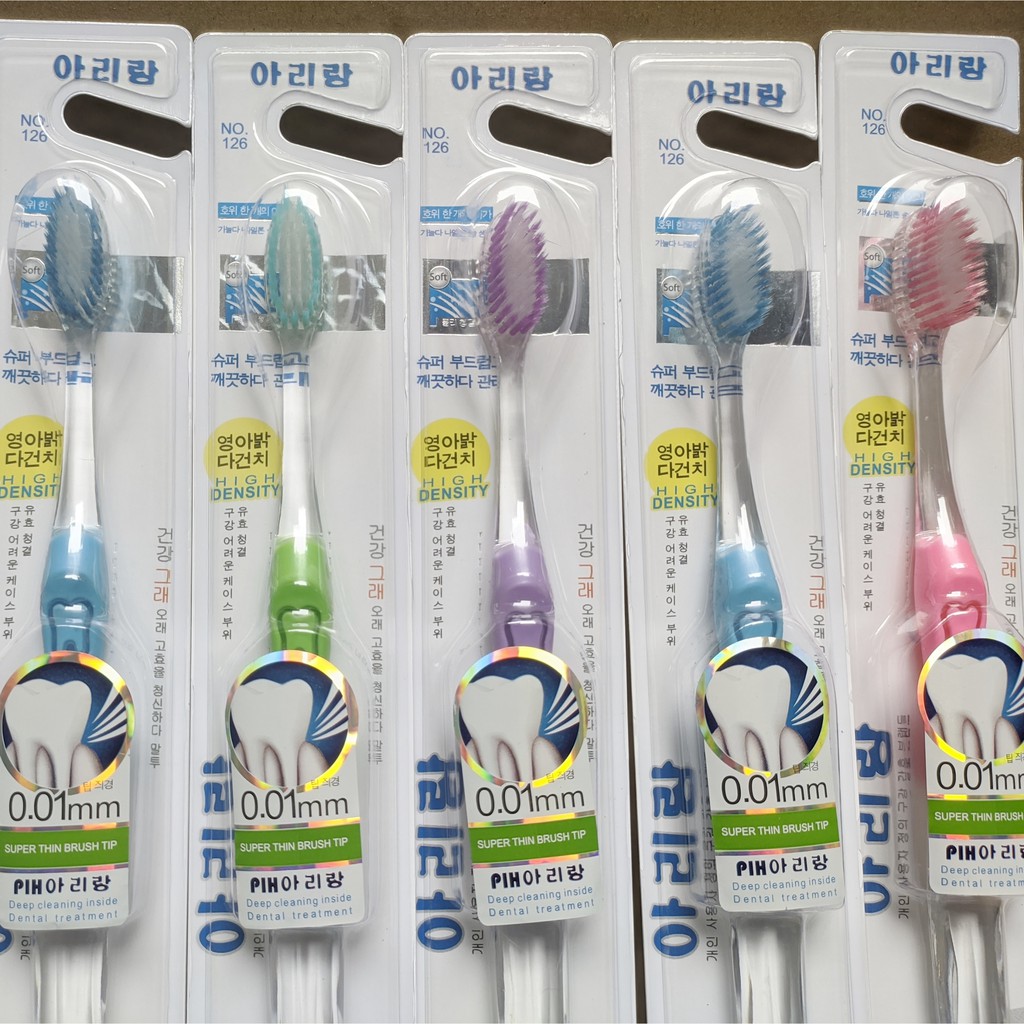 Combo 2 Bàn Chải Đánh Răng Lông Mềm Hàn Quốc No126