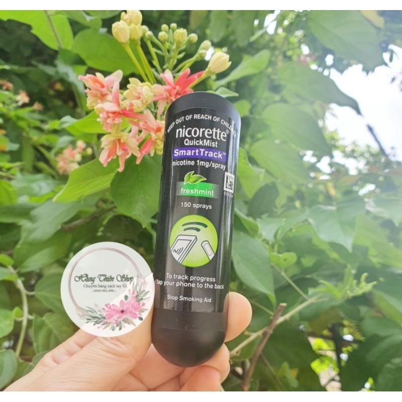 Xịt hỗ trợ cai  lá Nicorette Quickmist Vỉ 2 lọ (150 xịt/lọ)_ Úc