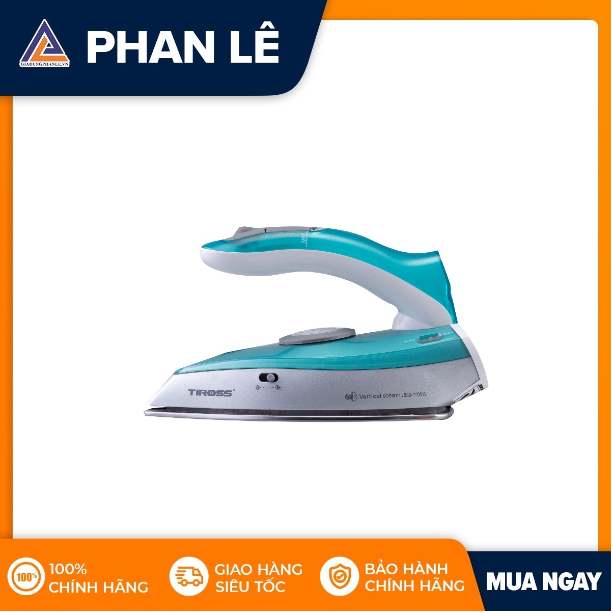 Bàn ủi hơi nước tiross ts527