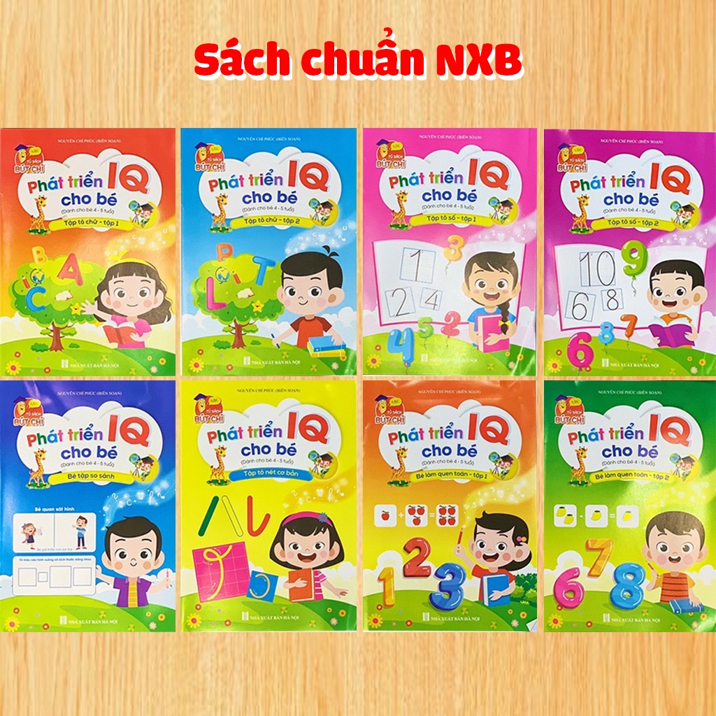 Sách - phát triển iq cho bé 4 đến 5 tuổi - ntbooks