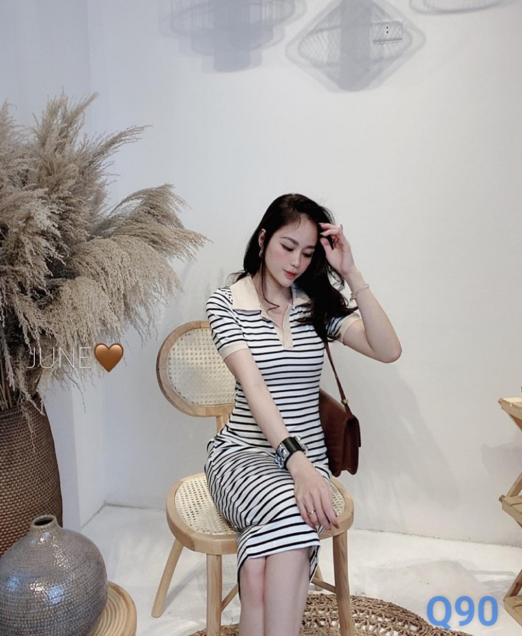 Đầm rip body hàng cao cấp sang chảnh như hình ld22