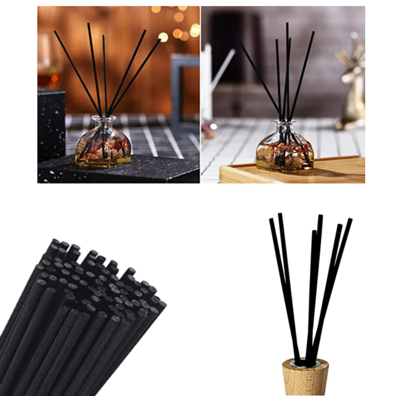 5-100pcs 100-300mm Reed Diffuser Replacement Stick DIY Handmade Home Decor Extra Thick Rattan Reed Oil Diffuser Refill Sticks