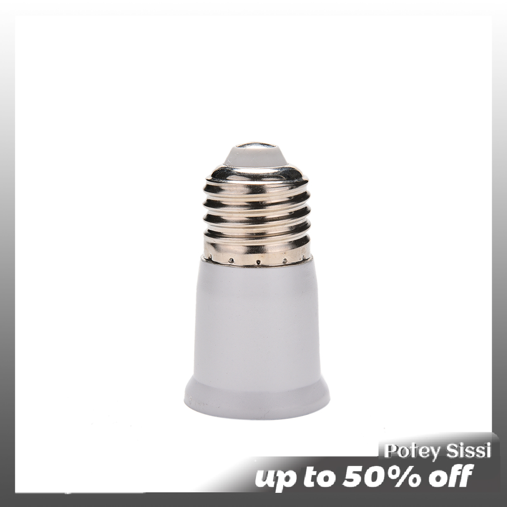 Potey e27 to e27 extension socket base clf led light bulb lamp adapter converter