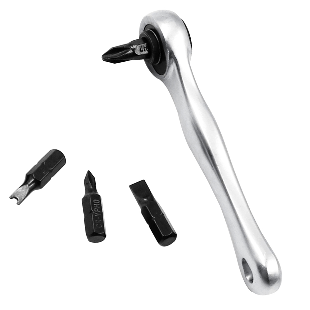 DM xách tay mini tuốc nơ vít đa chức năng Bộ cờ lê bánh cóc Tuốc Nơ Vít chữ thập
