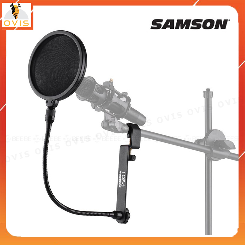 Màng lọc âm pop filter 2 lớp cho các phòng thu chuyên nghiệp | samson ps-01