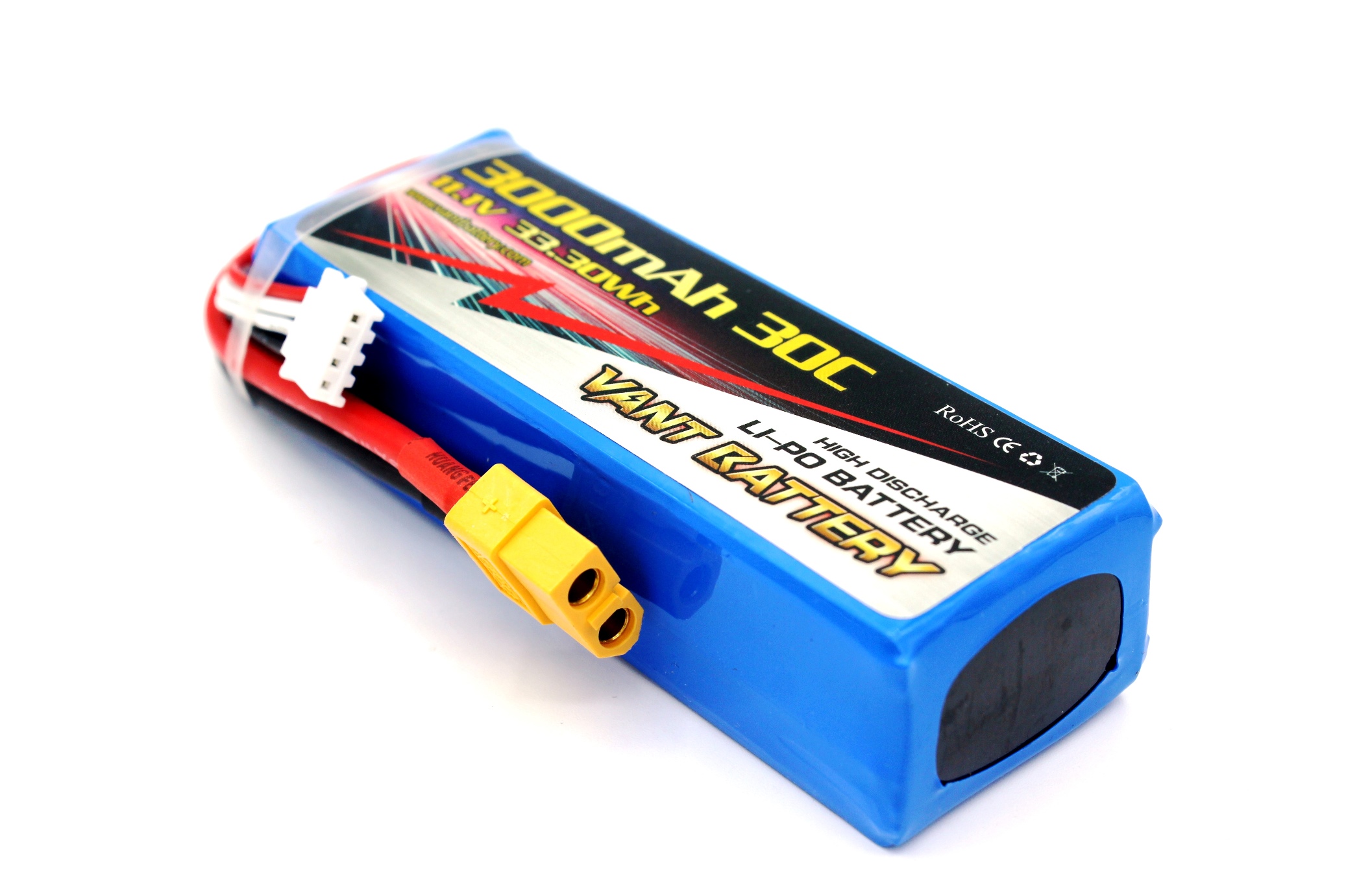 Batterie Lipo 3S, 11.1V, 4000mAh, 30C, 40C, 60C, RC, voiture, bateau, pièces de importateur avec prise 60 T Deans EC3  44