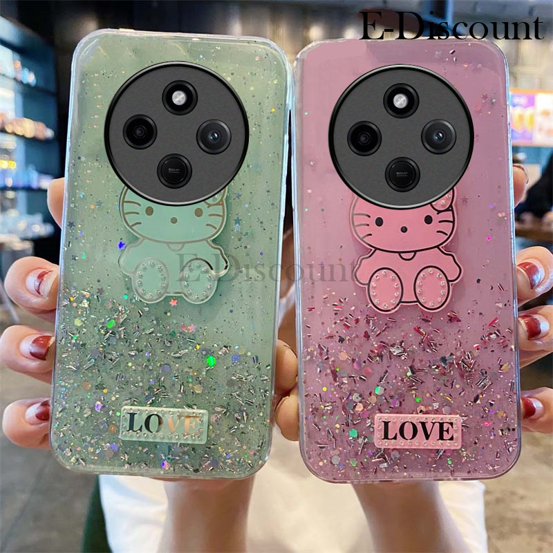 New Phone case Redmi 14C Back cover Sparkling Star Shell Kitty Cartoon Cute Soft Silicone Anti Drop for Xiaomi Redmi 14C case